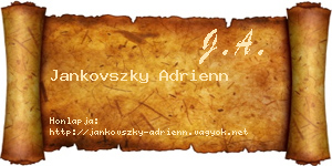 Jankovszky Adrienn névjegykártya