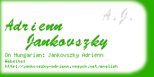 adrienn jankovszky business card